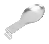 Fdit Soporte para Cucharas de Acero Inoxidable, Diseño Elegante, Soporte para Utensilios a Prueba de Calor para Cucharones, Espátulas para Encimera de Cocina, Cocina (SILVER)