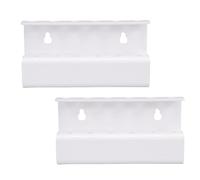 Fdit Soporte para Dardos Acrílico, Estante de Almacenamiento con Acabado Mate Transparente de 2 Piezas y Soporte de Exhibición para Accesorios de Tablero de Dardos con Punta de Acero (WHITE)