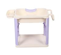 Fdit Soporte para Lavabo de champú, Bandeja Portátil Práctica para Lavar el Cabello para el Hogar, Material Plástico, para Uso Diario (PURPLE)