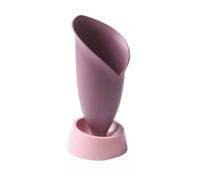 Fdit Soporte para Palillos, Carrito para Utensilios de Cocina de Gran Capacidad en Forma de V con Bandeja de Drenaje Inferior Extraíble para Vajilla, Cucharas y Almacenamiento (PINK)
