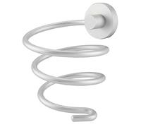 Fdit Soporte para Secador de Pelo de Aleación de Aluminio, Organizador de Baño Montado en la Pared con Tornillos Ocultos para Almacenamiento de Secador de Pelo, Compatible con la