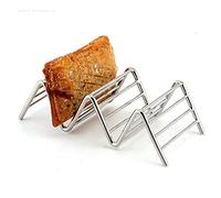 Fdit Soporte para Tacos en Forma de V de Acero Inoxidable, Rejilla para Panqueques para Rollos de Maíz, con Material de Calidad Alimentaria de Primera (2-3 rejillas 6,3x13,5x4,5 cm/2,5x5,3x1,8