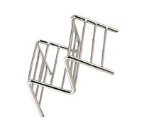 Fdit Soporte para Tacos en Forma de V de Acero Inoxidable, Rejilla para Panqueques para Rollos de Maíz, con Material de Calidad Alimentaria de Primera (1-2 rejillas 6,3x9,5x4,5 cm/2,5x3,7x1,8