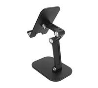 Fdit Soporte para Teléfono Celular, Altura de ángulo Ajustable Plegable Portátil con Base de Silicona Antideslizante, para Teléfonos Móviles y Tabletas Dentro de 7,9 Pulgadas (White)