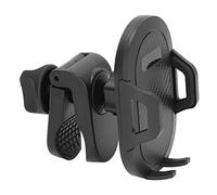 Fdit Soporte para Teléfono con Abrazadera de Bloqueo Más Segura, Soporte de Rotación de 360 Grados para Carrito de Bicicleta, Adecuado para Caminantes y Barcos, Hecho de Material Plástico de