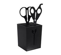 Fdit Soporte para tijeras multifunción, almacenamiento de tijeras, organizador para cortar el pelo, soporte para tijeras, uso personal (negro)