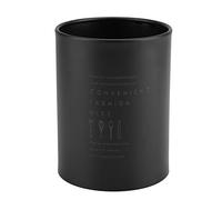 Fdit Soporte para Utensilios para encimera de Cocina, Carrito para Utensilios de Acero Inoxidable, Negro con Base Hueca para drenar el Agua rápidamente, Organizador de Utensilios para encimera, (1#)