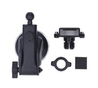 Fdit Soporte para Walkie Talkie para Coche, Soporte Profesional para Parabrisas con Ventosa para Cualquier Tono, Adecuado para Varias Radios de 2 Vías con Clips para Cinturón
