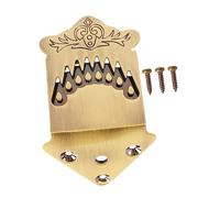 Fdit Soporte Trasero de Mandolín de 8 Cuerdas Patrón de Resorte de Metal Premium Excelente Color de Bronce para Accesorios de Mandolina