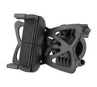 Fdit Soporte Universal para Teléfono para Bicicleta y Motocicleta, Rotación de 360 Grados para Grabación de Vídeo con Correa de Seguridad de Silicona, Abrazadera de Aleación ABS,