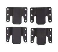 Fdit Soportes de Conector de sofá, 4 Piezas de Conectores Entrelazados de Muebles de Metal Grueso para sofá Seccional, Silla Cama, Cerraduras de de 3 X 2,5 Pulgadas con 24