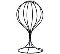 Fdit Soportes Metálicos para Sombreros Tipo Mesa de 1 Pieza, Soporte para Pelucas de Metal Duradero, Soporte Portátil para Pelucas de Metal, Soporte para Sombreros