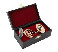 Fdit Sousaphone en Miniatura, Modelo de Latón Bellamente Elaborado con Acabado Pulido, Suavemente Brillante, con Soporte y Estuche, para Decoración del Hogar, Oficina, Sala de Música