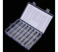 Fdit SpringPenset - 280 Piezas de Ferries de Acero Inoxidable - Sujetadores de para la Industria Mecánica con Caja de Plástico Tamaños M1.5 M2 M2.5 M3 M5 M6 M8