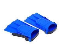 Fdit Streamline Aletas de Natación para Buceo de PVC para Niños, Aletas Cortas para Snorkel, Diseño de Orificio de Drenaje Doble, 1 par para Principiantes (25 yardas-30 Yardas)