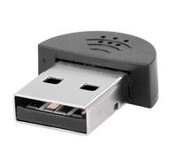 Fdit Super Mini USB 2.0 RukstreSpression Mik Mic Mic para la Computadora Portátil PC - Sound de Alta Fidelidad - para Software de Reconocimiento de Voz Plateado (Black)