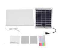 Fdit Tablero de Notas LED con Colores, 30 W Nota LED Dibujo Acrílico USB Solar Light Up Dry Borra de Borrado con 7 Colores Pen a Salones de Clases en Casa