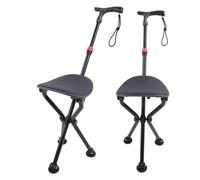 Fdit Taburete de Camping con Soporte de Trípode Estable, Silla Plegable Ligera para Pesca de Picnic