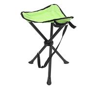 Fdit Taburete Trípode Portátil, Silla Plegable Anticaída Duradera para Actividades Al Aire, Soporte de Carga de 200KG (Black) (Black) (Green)