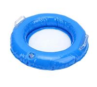 Fdit Tamiz de Flotante Inflable, Tamiz de Dientes de Malla de Doble Capa Plegable con Bolsa de Transporte de Bomba Manual para Joyas de Conchas Fósiles
