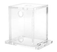 Fdit Tanque de Agua Acrílico GQSX-T3 Enfriador Transparente de 3 Orificios para CPU de Computadora, Tanque Pequeño Duradero para Kit de Refrigeración por Agua de PC