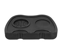 Fdit Tapete de Manipulación de café, Tapete de de Silicona Antideslizante con Base de Succión Fuerte, Estación de Apisonamiento de de Grado Alimenticio de 20,7 X 14,8 Cm para Uso