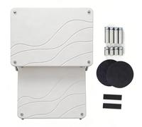 Fdit Tapete de Secado de Piedra para Cocina, Almohadilla de Vajilla Ultraabsorbente con Pies Antideslizantes, 2 uds. (WHITE)