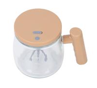 Fdit Taza Autoagitadora de Vidrio Color Caqui, Recargable, Totalmente Automática, Portátil, de Alta Velocidad, 400 Ml, Taza Automezcla Eléctrica para café, Oficina, Batidos de Proteínas, USB ABS