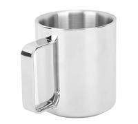 Fdit Taza de café Aislada de Acero Inoxidable de Doble Pared, Elegante Taza Antiescaldaduras para Uso en el Hogar o la Oficina (Tamaño S 250ml)