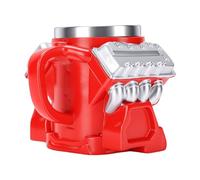 Fdit Taza de café con Motor, Innovador Adorno Decorativo de Potencia con Diseño Retro Steampunk y Retención Efectiva de Temperatura para Decoración de Escritorio (V8)