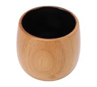 Fdit Taza de té de Madera, Jarra de Cerveza con Forma de Barriga Grande Resistente Al Calor para Beber Vino
