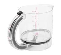Fdit Taza Medidora Ajustable, Base Push-up 4 en 1 para Ingredientes Líquidos Secos con Marcas de Fácil Lectura, Apta para Lavavajillas para Cocina Casera, Hornear y Cocinar