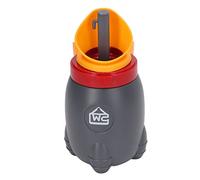 Fdit Taza portátil de entrenamiento para orinar, orinal infantil con diseño de triple sellado, orinal de viaje a prueba de fugas para niños, inodoro compacto para uso en exteriores y en coche (naranja
