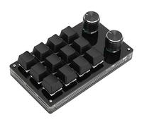 Fdit Teclado Mecánico Multifunción Multifunción Programable para Juegos para Juegos de Oficina, Eje Verde a Prueba de Polvo (#2)