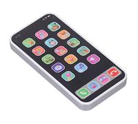 Fdit Teléfono de Juguete para bebé Música Educativa Multifuncional Teléfono Celular para bebé Juego con Luces para Niños Pequeños, para Curiosos Que Imitan a los, Material ABS (White)