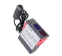 Fdit Termostato de Pantalla de Microcomputadores digitales: Control de Temperatura con Alta Precisión para Máquinas de Mariscos, Cobertura Mística/retardante de Fantasía de ABS (12V)