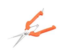 Fdit Tijeras de Podar, Tijeras de Jardín con Mecanismo de Resorte e Interruptor de Bloqueo para Podar Árboles Frutales, Hoja de Acero Inoxidable, Ergonómico Antideslizante