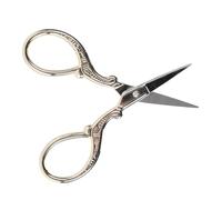 Fdit Tijeras de Tela Profesionales, Ergonómicas, para Zurdos y Diestros, de Acero Inoxidable, con Funda Protectora, para Manualidades, Corte de Papel, Sastrería y Uso doméstico. (Fénix dorado)