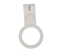Fdit Toalleros de Silicona, 4 Uds. Clips Ajustables para Toallas de Cocina con Presilla para Botones, Estante Colgante Antideslizante para Barra de Armario con de Horno (Blanco cálido)