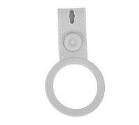 Fdit Toalleros de Silicona, 4 Uds. Clips Ajustables para Toallas de Cocina con Presilla para Botones, Estante Colgante Antideslizante para Barra de Armario con de Horno (GREY)