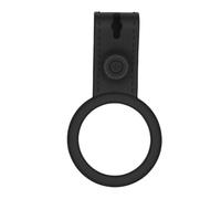 Fdit Toalleros de Silicona, 4 Uds. Clips Ajustables para Toallas de Cocina con Presilla para Botones, Estante Colgante Antideslizante para Barra de Armario con de Horno (BLACK)