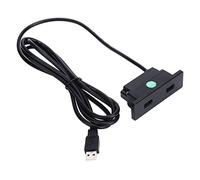 Fdit Tomacorriente USB Empotrado para sofá Estación de Carga USB para sofá Estación de Carga para de para Cabecera con Dos Puertos Cable de 2,5 M para
