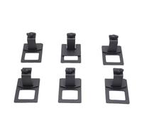 Fdit Tope Deslizante para Colchón de 6 Uds, Pinza de Colchón Resistente Antideslizante de Acero, Dispositivo de Agarre de Metal Estable Ajustable para Marco de Cama