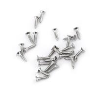 Fdit Tornillos de Acero Inoxidable de 200% M3 Multifuncional para Diseños de Reparación de Madera y Casa (Tornillos de autocuidado de la cabeza plana)