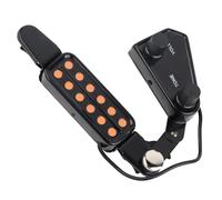 Fdit Transductor de Pastilla de Guitarra con 12 Orificios de Sonido con Control de Tono de Volumen para Músicos de Guitarra Acústica