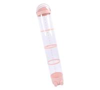 Fdit Tubo de Almacenamiento Transparente para Animales de Peluche - Adorable Organizador de Muñecos de Peluche para Habitaciones de Niños - Cubo de Almacenamiento de Juguetes Versátil, 162 Cm (PINK)