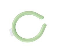Fdit Tubo de Enfriamiento del Cuello Enfriamiento Rápido Cómodo Anillo de Hielo para Deportes Al Aire Libre, Imprescindible para el Verano para Caminar, Viajar, Acampar, PVC, 1 Pieza (GREEN)