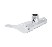 Fdit Válvula Angular de Grifo Cromada G1/2 Pulgadas con Rosca Apretada, Aleación de Zinc Resistente a la Corrosión para Baño, Cocina, Control de Agua