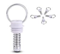 Fdit Válvula de Alivio de Presión de Bloqueo de Bola de 5 Piezas, Resorte de Acero Inoxidable para Liberación Automática de Presión, Fácil de Instalar, con Piezas de Repuesto para