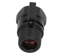 Fdit Válvula de Cierre G1/2, Válvula de Control de Agua de Latón con Control Rápido para Rociador de Cabezal de Ducha, Baño, Cocina, Hotel